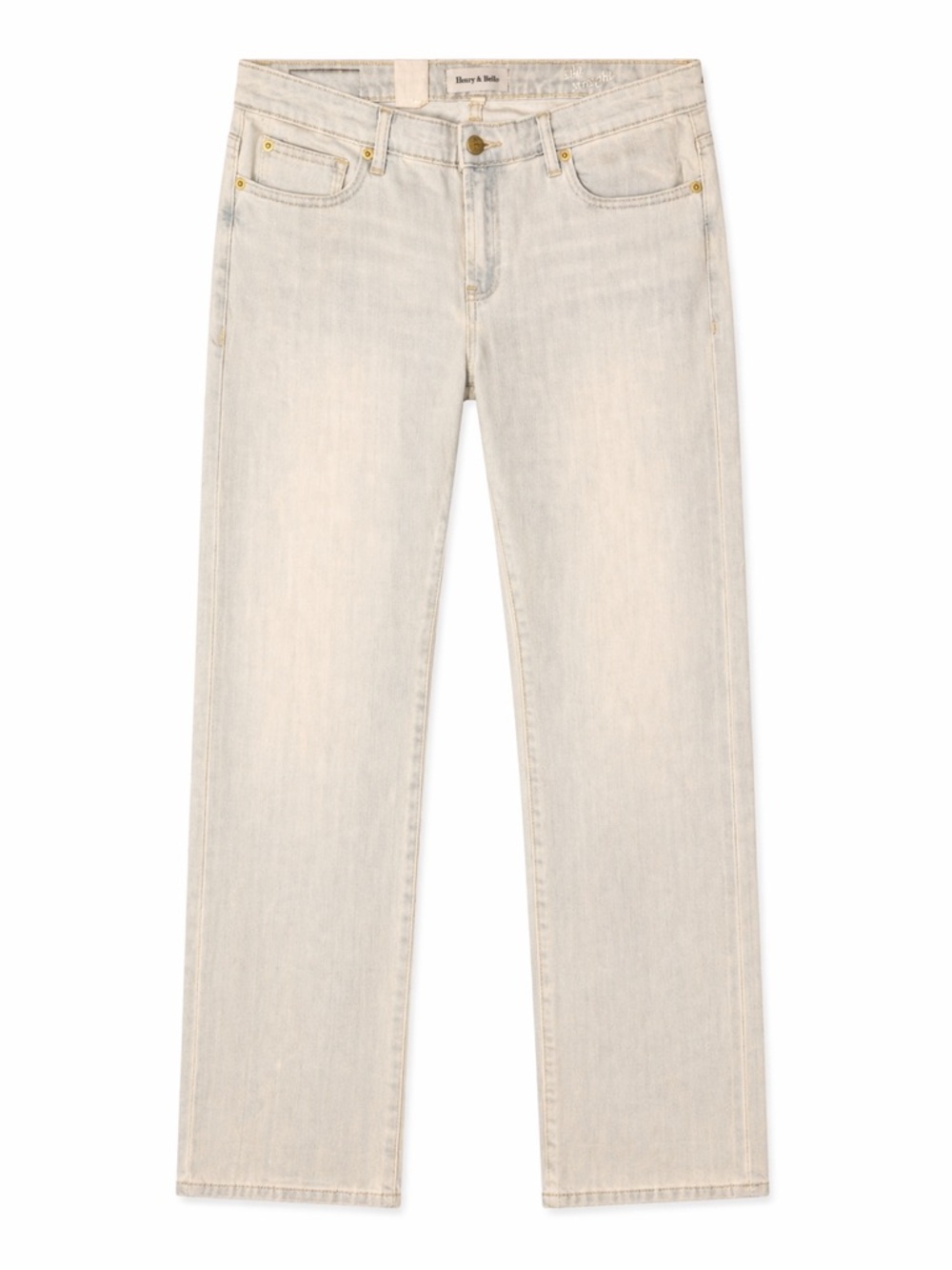 Henry & Belle Lila Straight Jeans Womens 32 Light Wash NWT